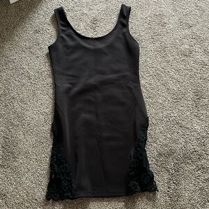 Akira size M black dress with cutouts